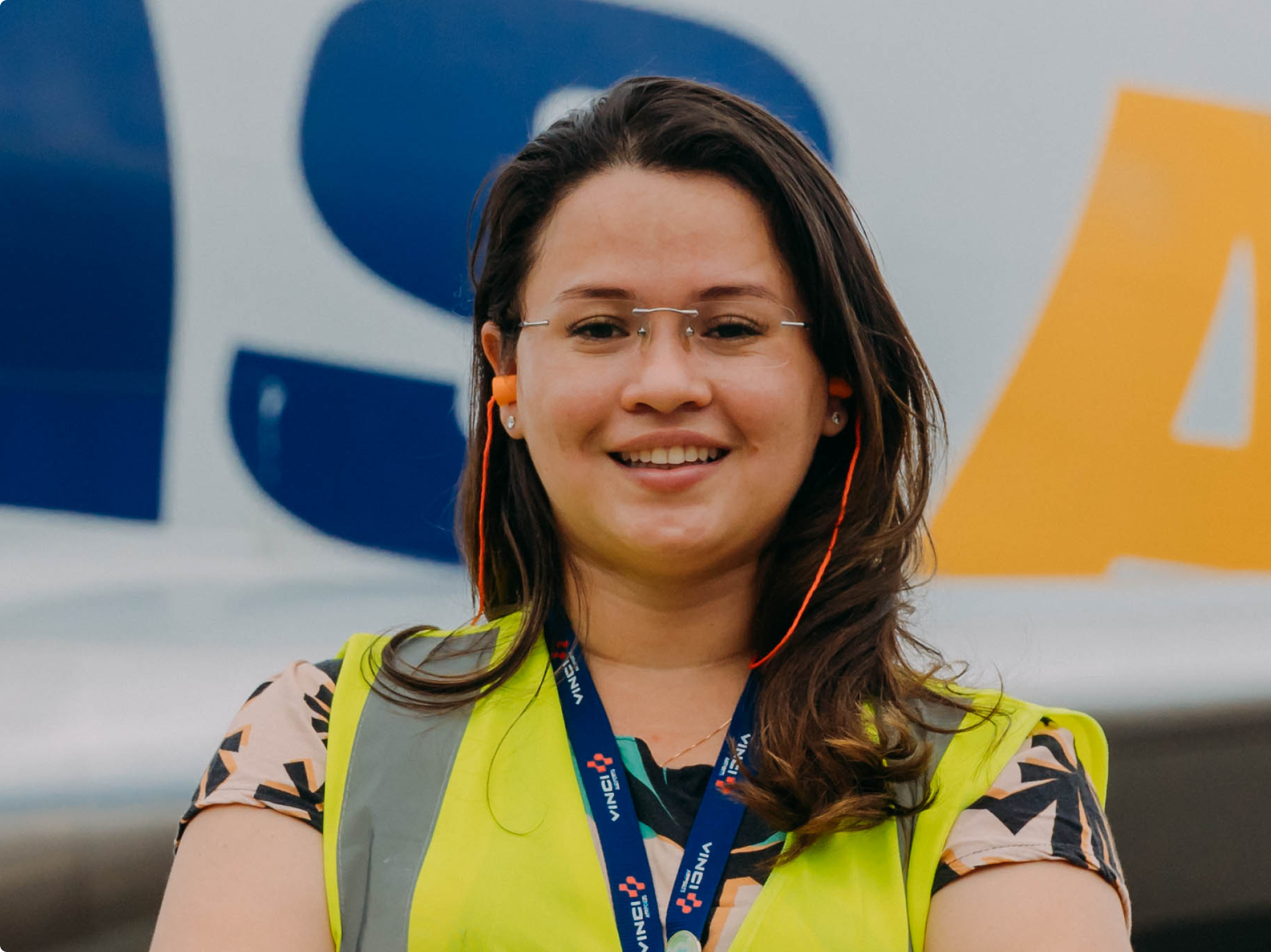 Employée à l'aéroport